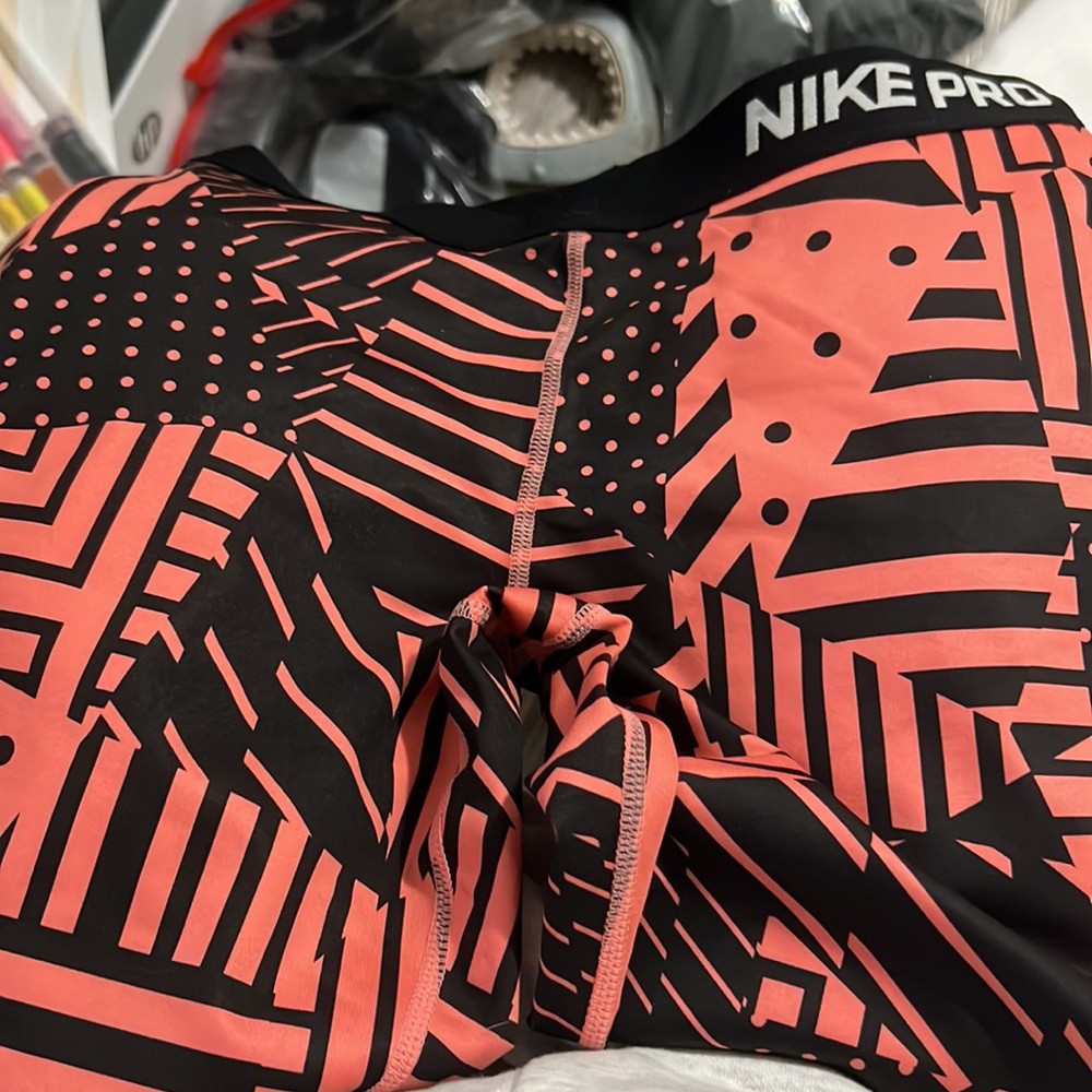 0048 Nike Pro Patchwork Compression Womens Traini… - image 5